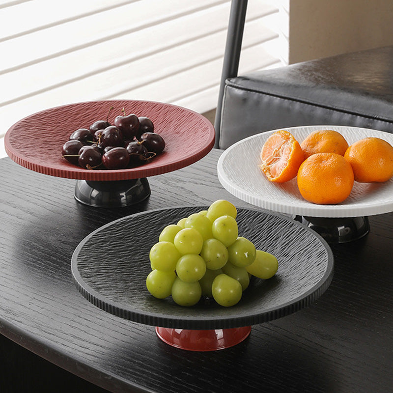 Moderne Fruitschaal Met Afvoer – Fruit Fris En Droog Houden🍎💦Slim ontwerp met voet en opvangbak – Geen natte bodem, geen rot fruit meer
