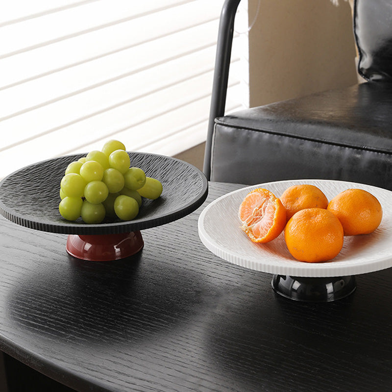 Moderne Fruitschaal Met Afvoer – Fruit Fris En Droog Houden🍎💦Slim ontwerp met voet en opvangbak – Geen natte bodem, geen rot fruit meer