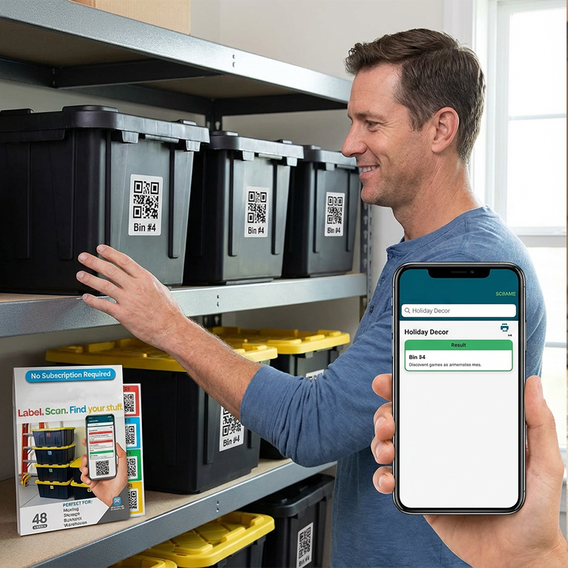 🎁2026 Nieuw binnen 50% KORTING💥QR-code-etiketten voor opslag