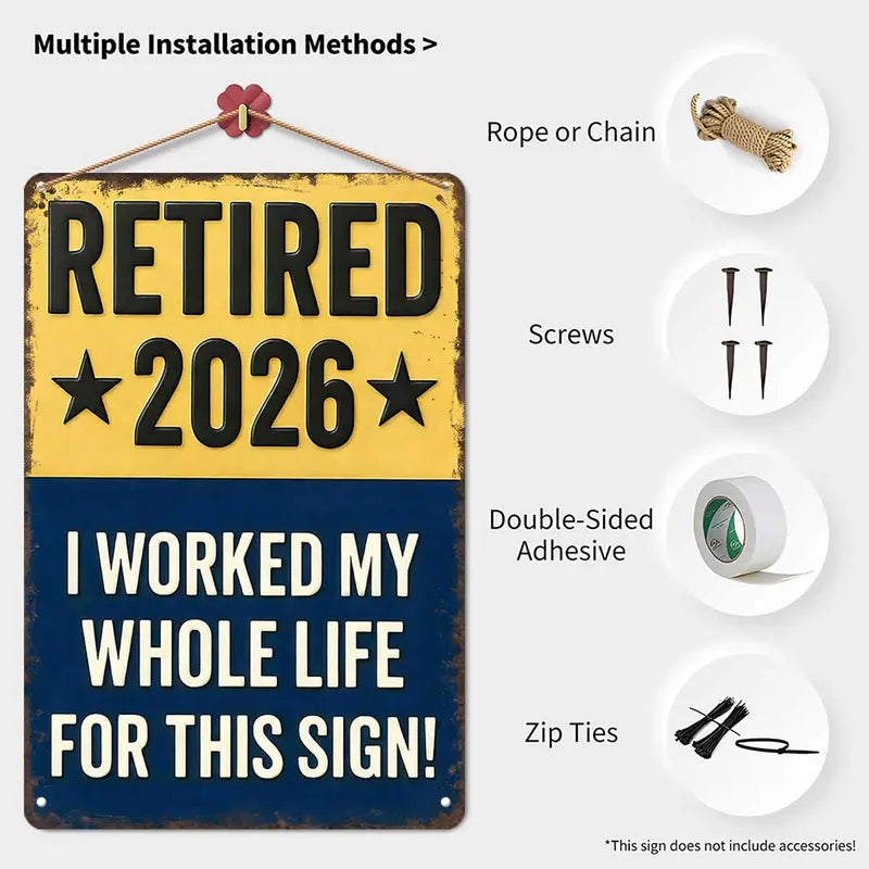 🎁2026 Nieuw binnen 50% KORTING💥Vintage metalen bord – Retro bar- en caféwanddecoratie