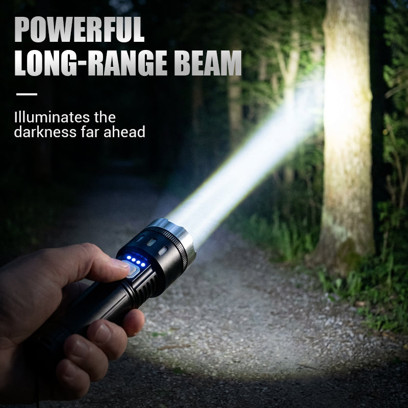 💘Valentijnsaanbieding: 50% Korting!🔦Multifunctionele LED-Zaklamp met Zoom & Batterijindicator – Ultra-Heldere Lange Reikwijdte!