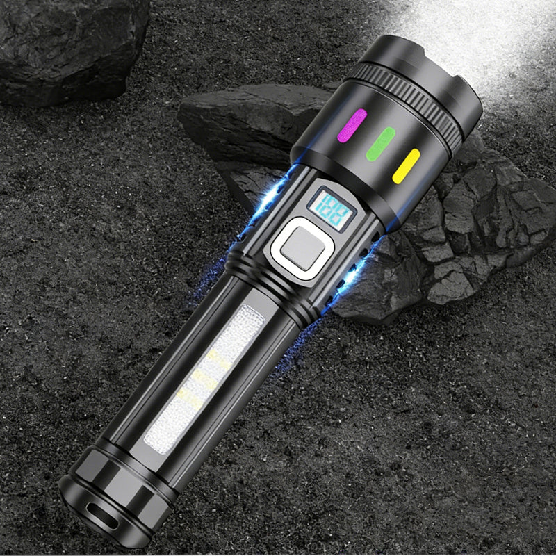 💘Valentijnsaanbieding: 50% Korting!🔦Multifunctionele LED-Zaklamp met Zoom & Batterijindicator – Ultra-Heldere Lange Reikwijdte!