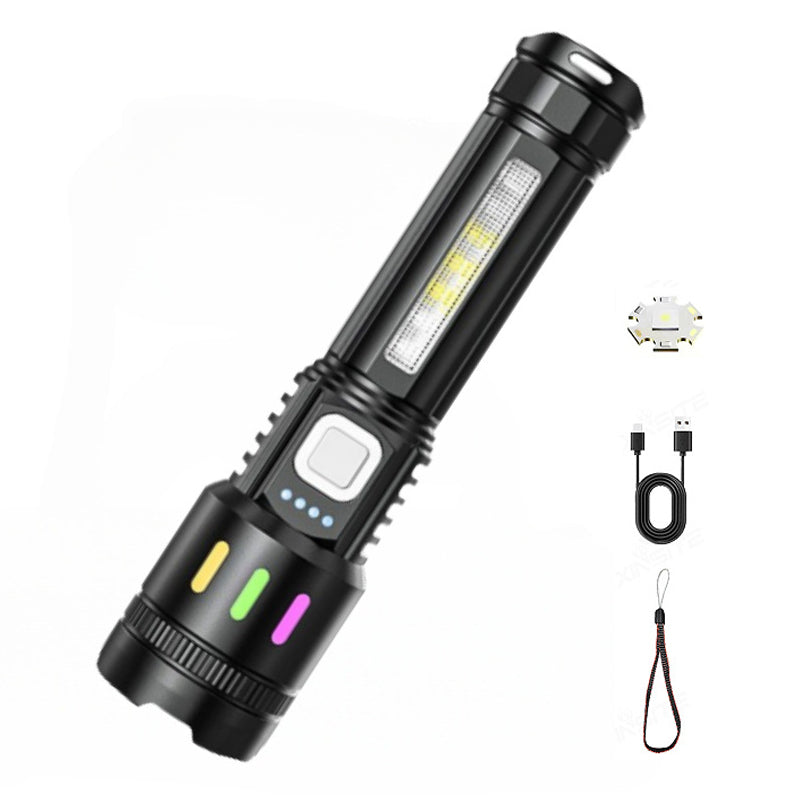 💘Valentijnsaanbieding: 50% Korting!🔦Multifunctionele LED-Zaklamp met Zoom & Batterijindicator – Ultra-Heldere Lange Reikwijdte!