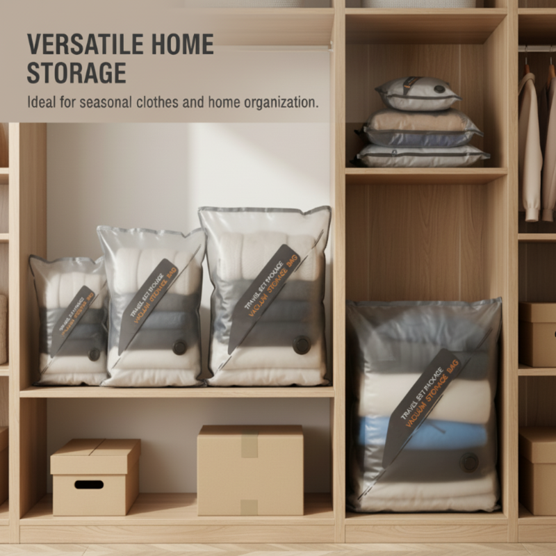 🎉Nieuwjaars Cadeau 50% KORTING!🧳 Reisvriendelijke Vacuümzakken – Sla 75% Meer Ruimte in Uw Koffer!