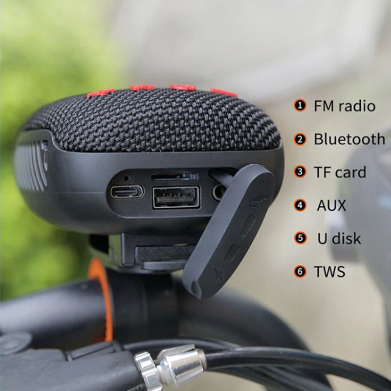 🔊 Waterdichte Bluetooth Fietsluidspreker met Montagebeugel – Geniet van Muziek Tijdens Je Rit!