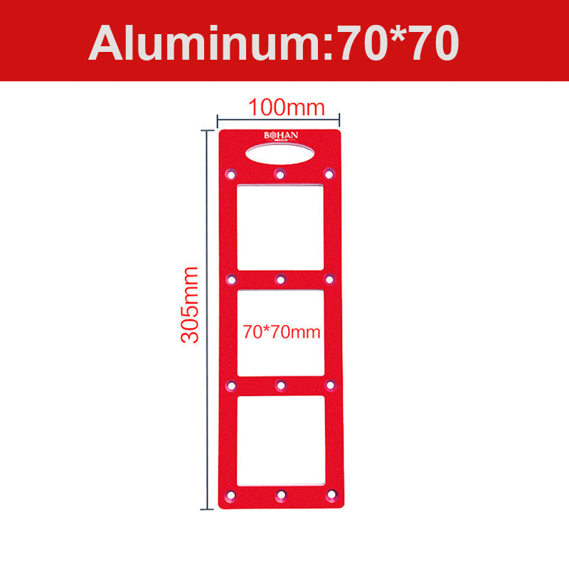 🎁2026 Nieuw binnen 50% KORTING💥86 Type Sockets Aluminiumlegering Slotting Template