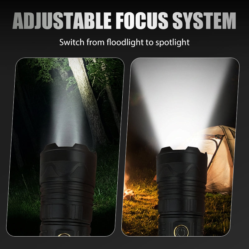🎁2026 Nieuw binnen 50% KORTING💥Oplaadbare P50 LED-zaklamp met verstelbare zoom