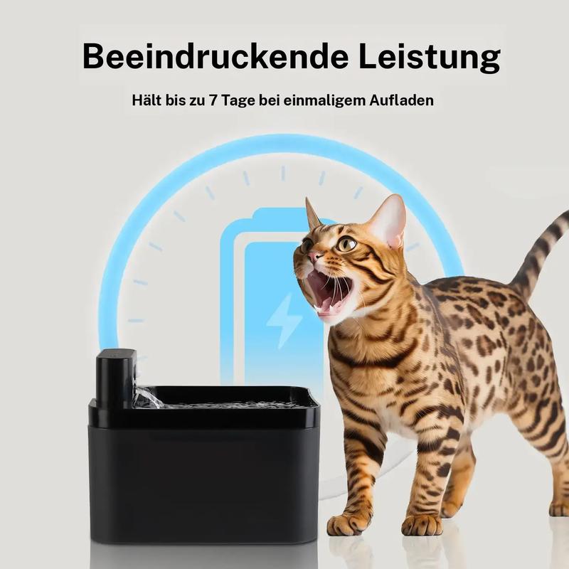 💘Valentijnsaanbieding: 50% Korting! 🐾Draadloze Katten- & Hondenwaterfontein 2,2L – Fluisterstil + Bacterie-inhiberend + Bewegingssensor!