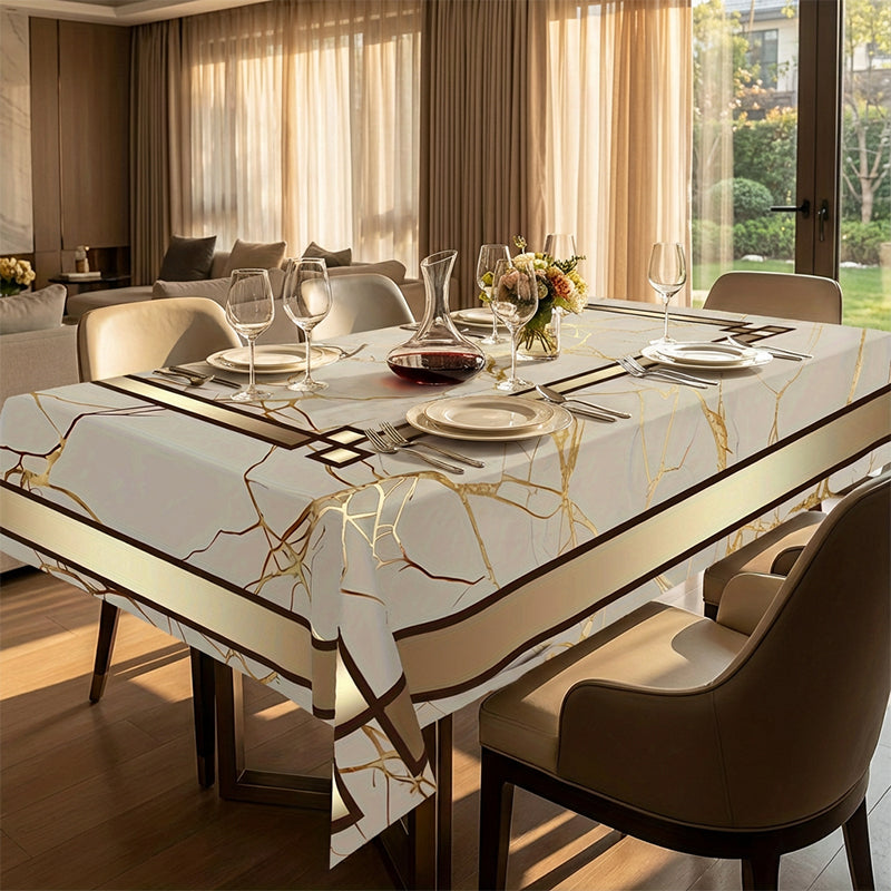 💘Valentijnsaanbieding: 50% Korting!🍽️ Waterdicht Tafelkleed met Marmerprint – Elegant & Vlekafstotend!