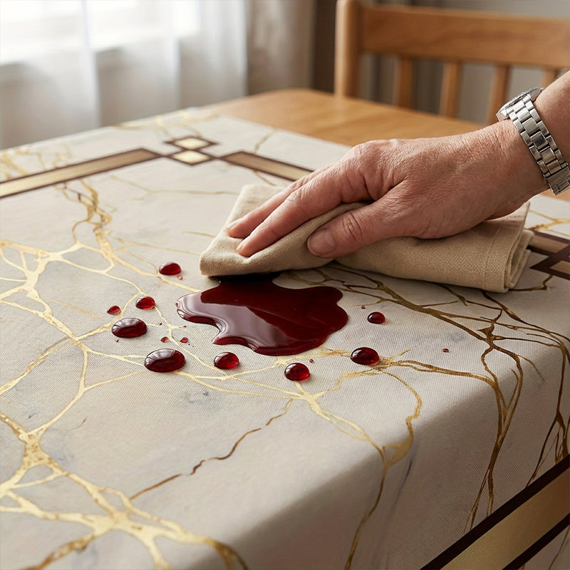 💘Valentijnsaanbieding: 50% Korting!🍽️ Waterdicht Tafelkleed met Marmerprint – Elegant & Vlekafstotend!