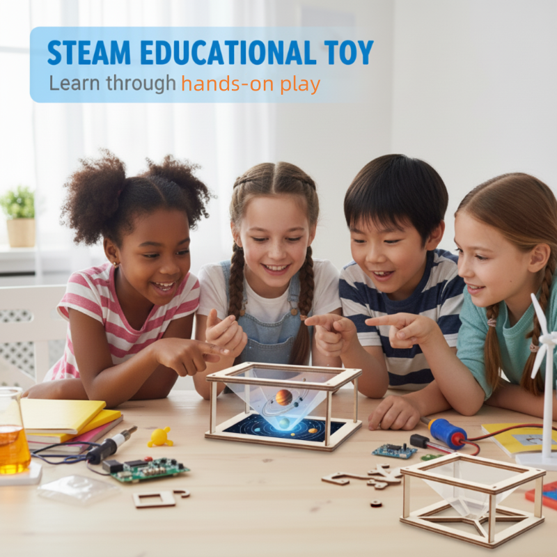 🎁2026 Nieuw binnen 50% KORTING💥DIY 3D holografische projectorkit voor kinderen