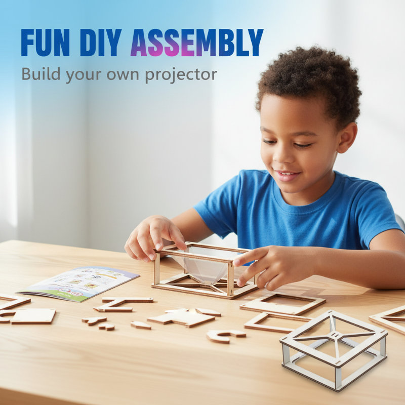 🎁2026 Nieuw binnen 50% KORTING💥DIY 3D holografische projectorkit voor kinderen