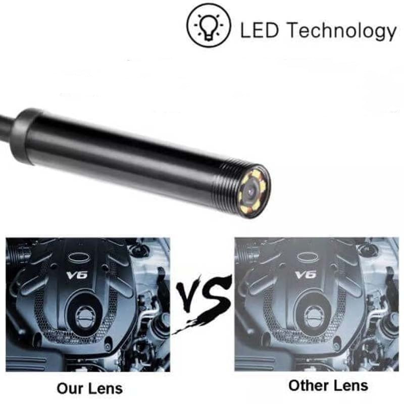 🔦 Waterdichte USB-endoscoopcamera met LED – IP67, 5,5 mm/7 mm & 1-10 m – Perfect voor leidinginspecties, voertuigdiagnose of moeilijk bereikbare plaatsen – scherpe beelden & flexibele kabel 🛠️✨