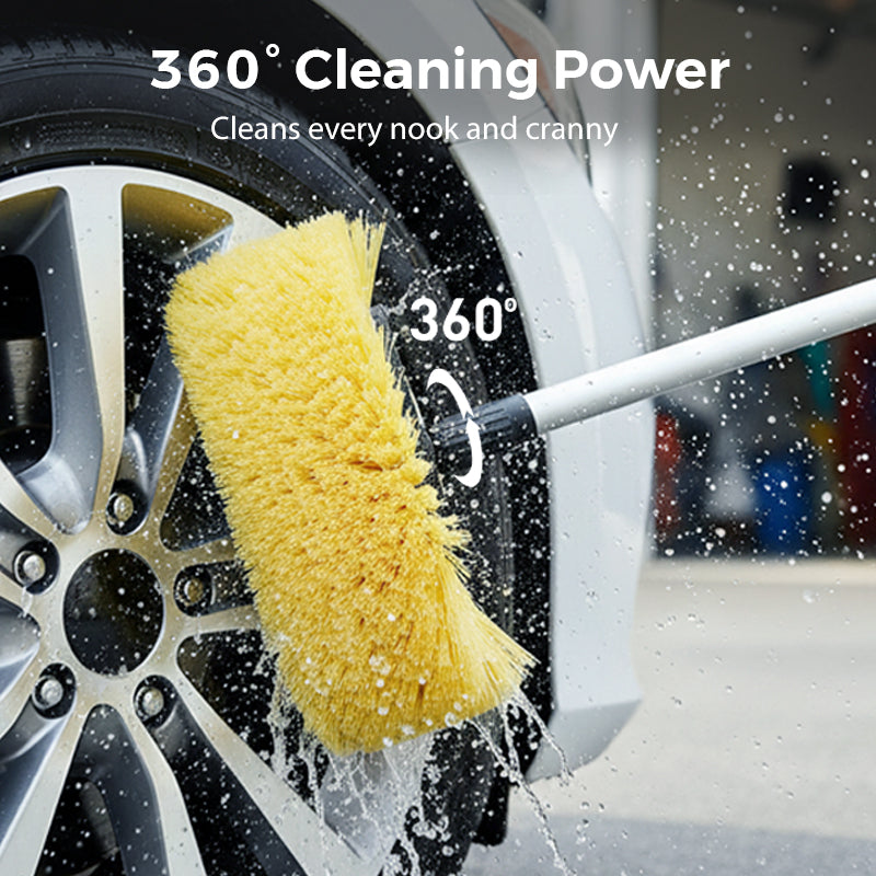 🎁2026 Nieuw binnen 50% KORTING💥🚗 Ausziehbare Autowaschbürste – 60" langer Stiel, 360° Reinigung! ✨ Höher reichen, smarter schrubben – schonend zum Lack, hart gegen Schmutz! 🧼💦