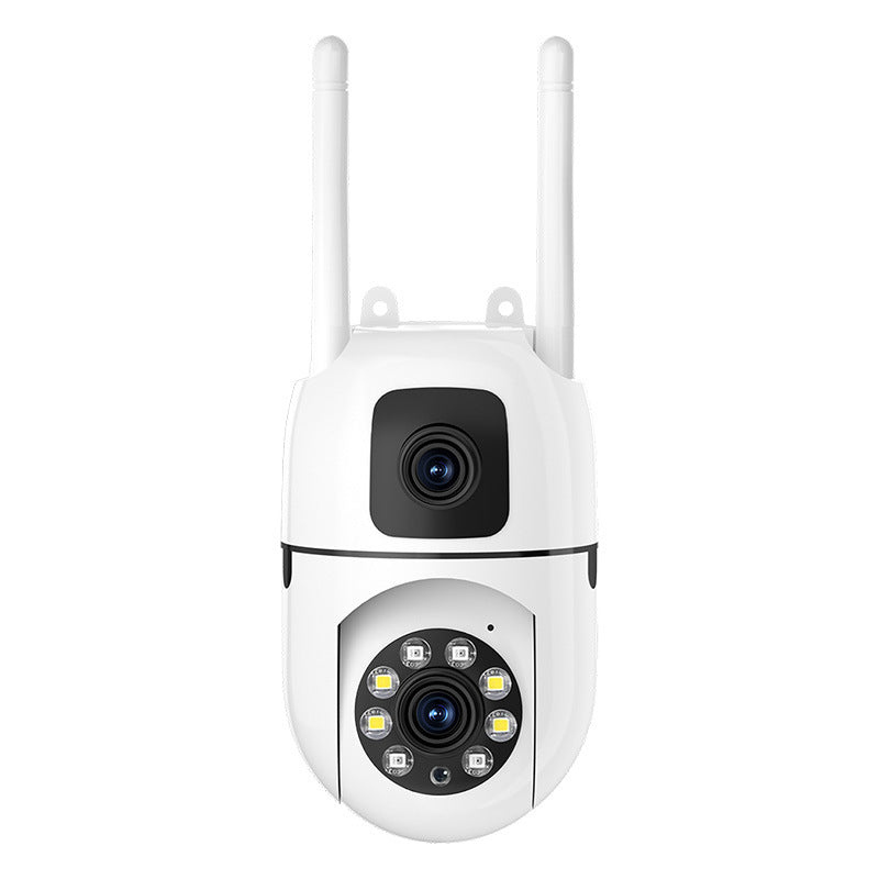 🎁2026 Nieuw binnen 50% KORTING💥🔍🔍360° pan-tilt 4K-beveiligingscamera met dubbele lens