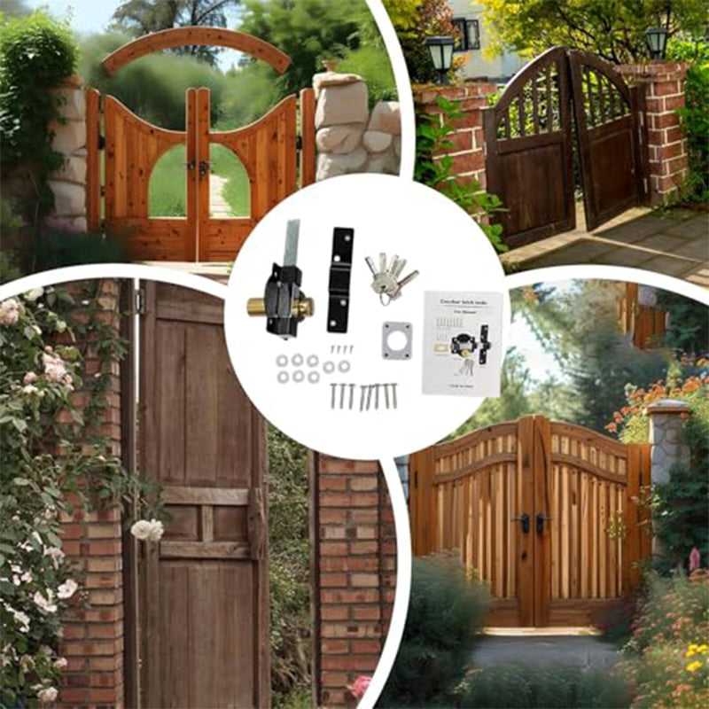 ✨2026 Hot Sale✨50/70mm Poortslot met lange schoot en 5 sleutels