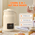 🎁2026 Nieuw binnen 50% KORTING💥🔥Tijdelijke aanbieding - 1200 ml 8-in-1 notenmelkmaker