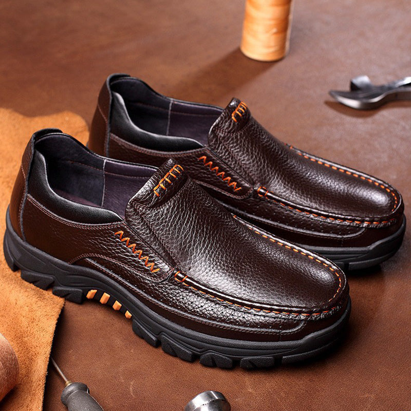 🎁2026 Nieuw binnen 50% KORTING💥Lichtgewicht antislip ademende retro herenschoenen voor zakelijk gebruik