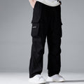 👖 NU 50% KORTING! 🛠️ Stretchbroek voor heren met zakken – Meerdere zakken & trekkoord in de taille – Casual rechte broek – perfect voor werk, reizen of actieve dagen 🏃‍♂️