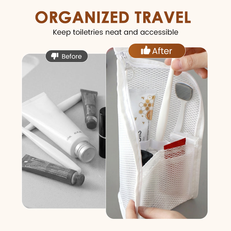 🧳🔥 50% KORTING! Slimme Reistoilettas – Houd Al Je Verzorgingsspullen Netjes & Georganiseerd