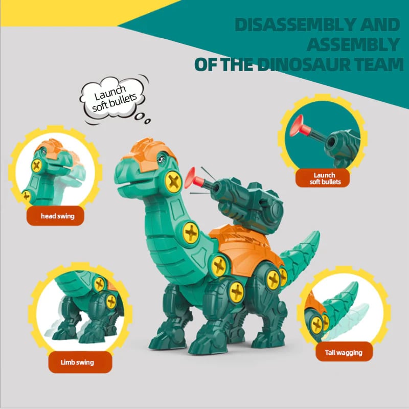 DIY-dinosaurus-speelgoedbouwpakket