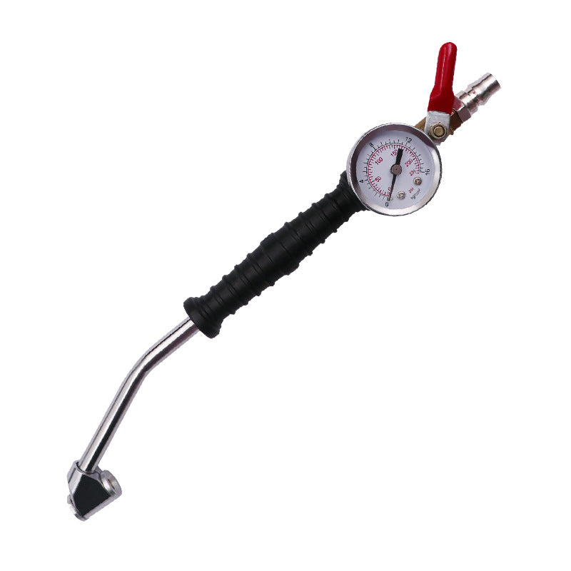 Zware Bandenpomp Met Drukmeter – Altijd De Juiste Spanning🔥Stevig, nauwkeurig & betrouwbaar – Laatste dag 50% korting!