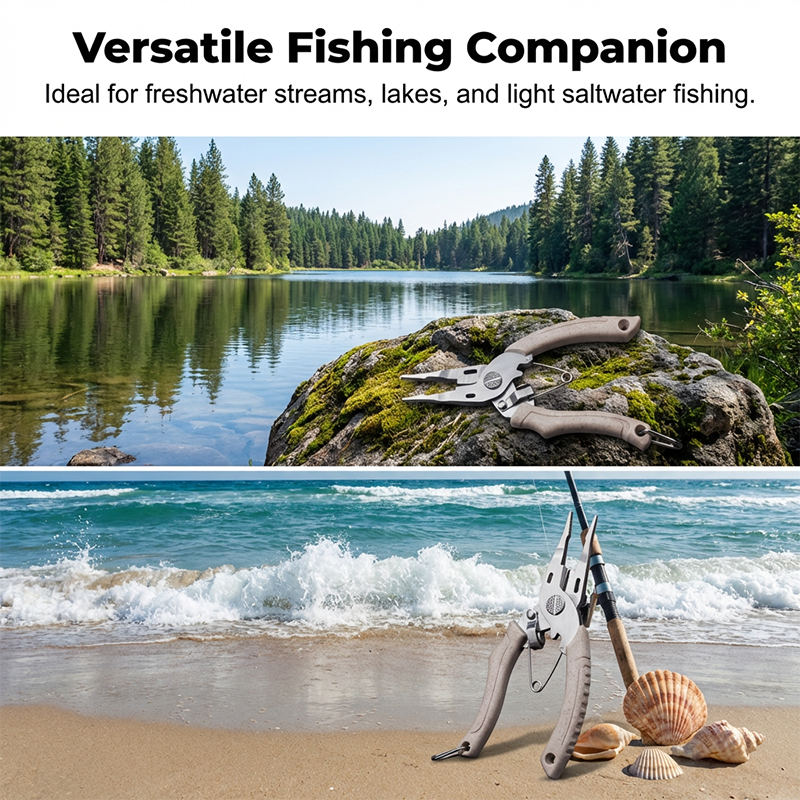 🎣NIEUW – 50% KORTING🔥 RVS Micro Vispincet – Compact, Sterk & Roestvrij | Voor Lijnen Knippen, Haken Verwijderen & Precisiewerk