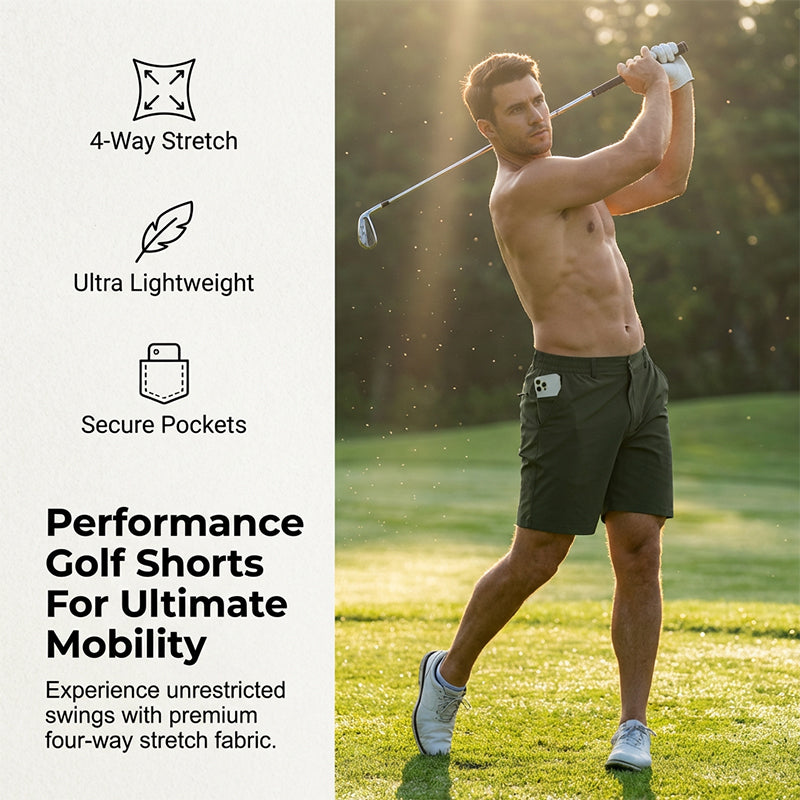 🎉 Nieuwe Aanbieding! Comfortabele Golfshorts 👖 Ideaal voor Actieve Dagen!