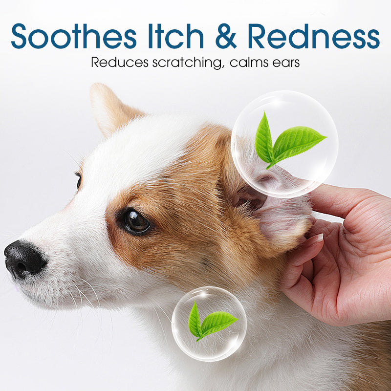 💥【LIMITED TIME 50% OFF】🔥 Oorreiniger voor Katten en Honden | Natuurlijke Plantenextracten | Mild & Antibioticavrij | Siliconen Punt | 120ml