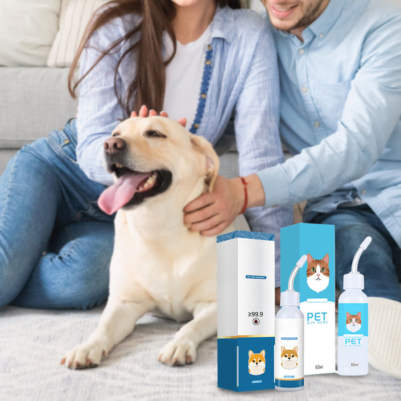 💥【LIMITED TIME 50% OFF】🔥 Oorreiniger voor Katten en Honden | Natuurlijke Plantenextracten | Mild & Antibioticavrij | Siliconen Punt | 120ml