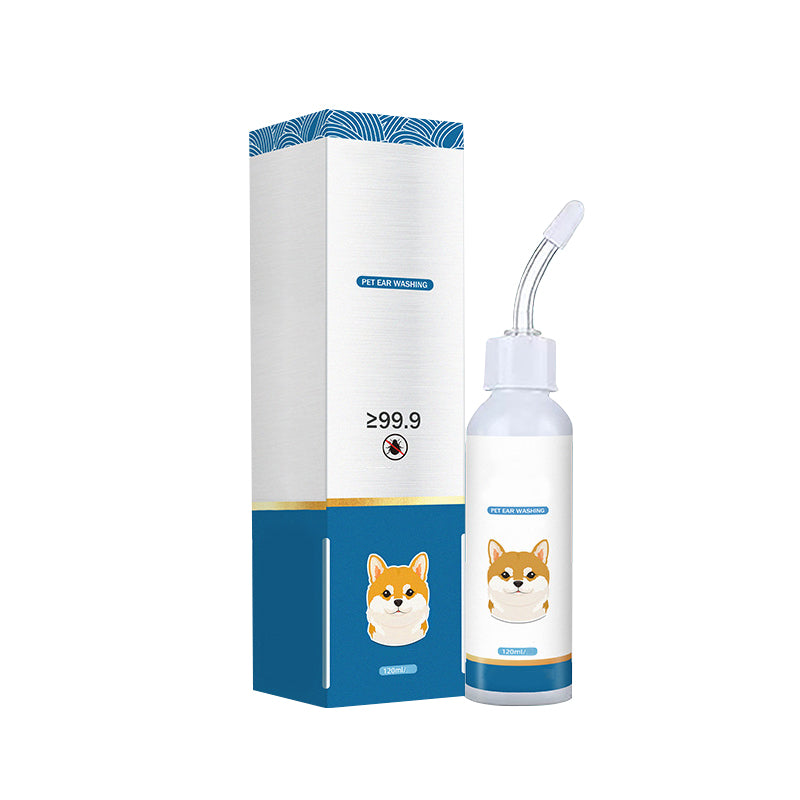 💥【LIMITED TIME 50% OFF】🔥 Oorreiniger voor Katten en Honden | Natuurlijke Plantenextracten | Mild & Antibioticavrij | Siliconen Punt | 120ml