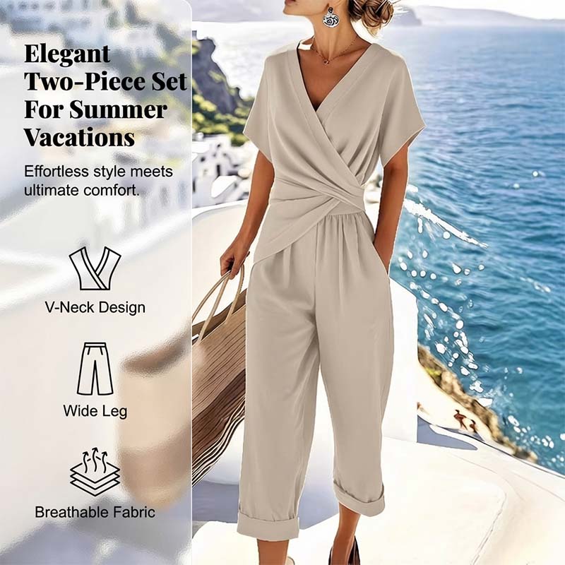 🎁2026 Nieuw binnen 50% KORTING💥💃 Elegante V-hals & taille-accent – creëer direct een vrouwelijke look!