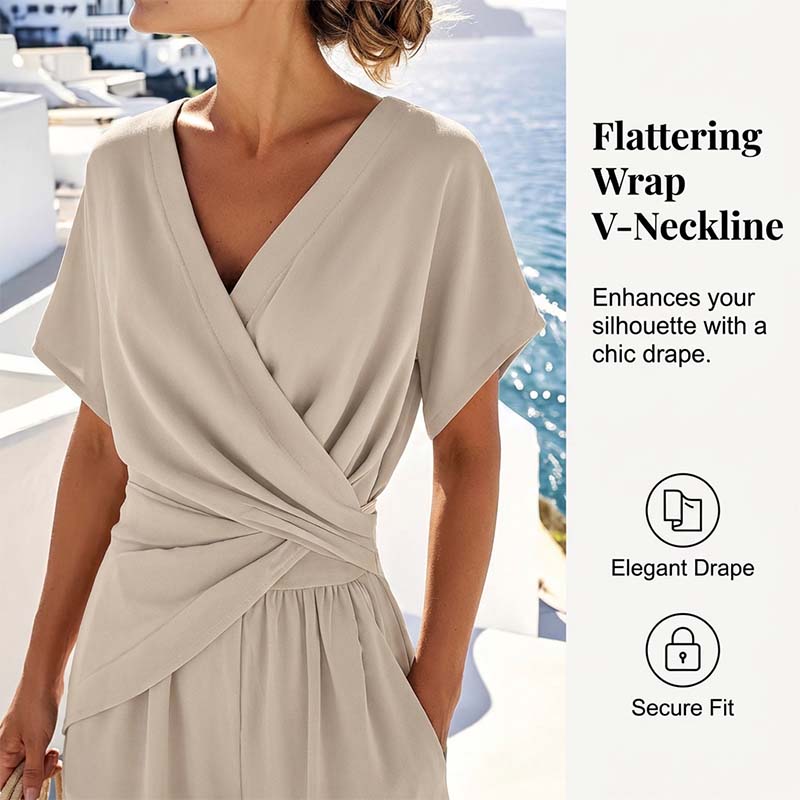 🎁2026 Nieuw binnen 50% KORTING💥💃 Elegante V-hals & taille-accent – creëer direct een vrouwelijke look!