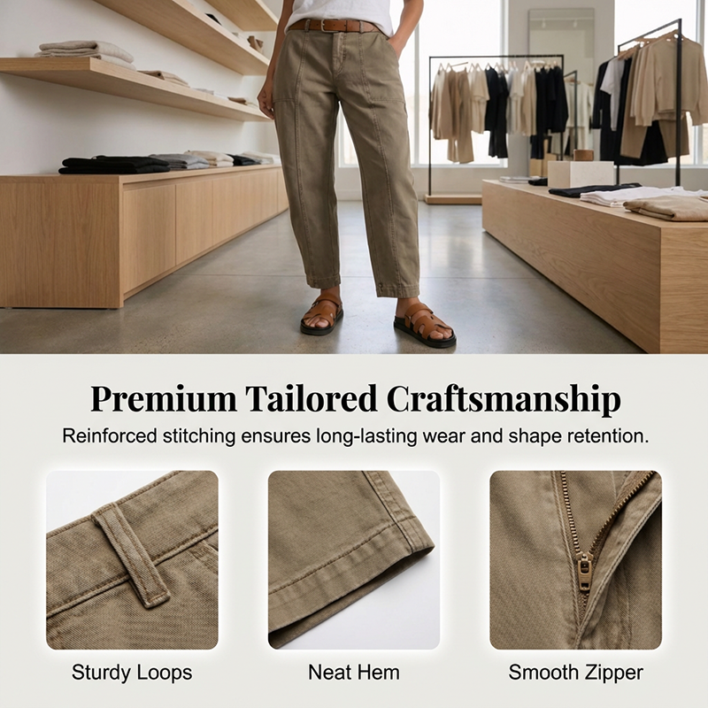 🎁2026 Nieuw binnen 50% KORTING💥Veelzijdige taps toelopende broek 👖 Hoge taille en nauwsluitende pasvorm, praktische zakken, kreukvrije stof, creëert de illusie van langere benen 📏