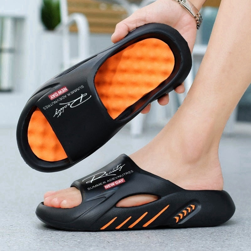 🌞Fris De Lente In Met 50% Korting!☁️Ultra-Comfortabele Cloud Slides voor Heren - Orthopedisch Ontwerp met Dikke Antislipzool - Zacht & Lichtgewicht - Voor Binnen & Buiten