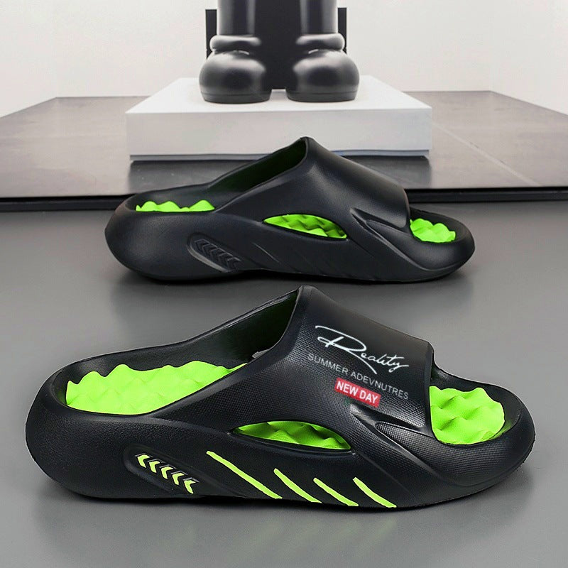 🌞Fris De Lente In Met 50% Korting!☁️Ultra-Comfortabele Cloud Slides voor Heren - Orthopedisch Ontwerp met Dikke Antislipzool - Zacht & Lichtgewicht - Voor Binnen & Buiten