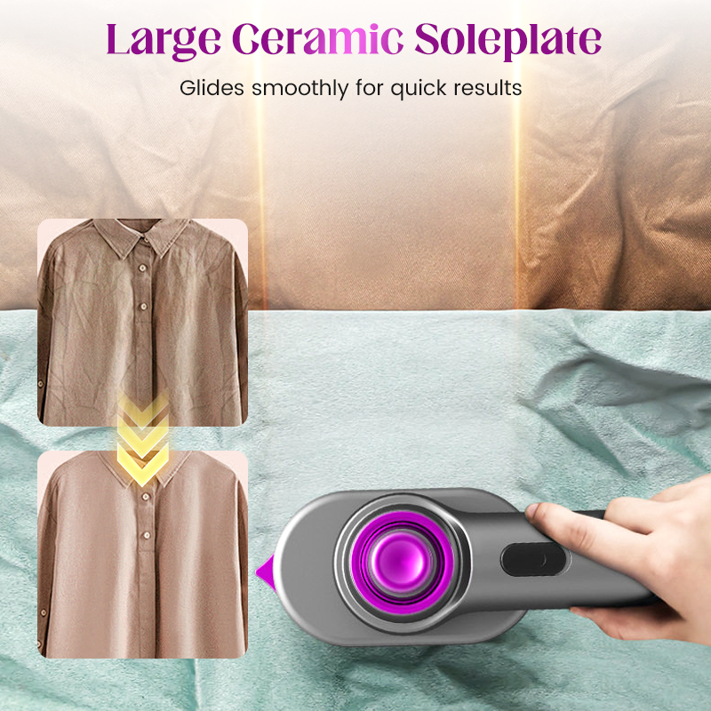 👔💨 👕⏳ Tijdelijke aanbieding: 50% korting! 💥 Draagbare 2-in-1 handstoomreiniger✨