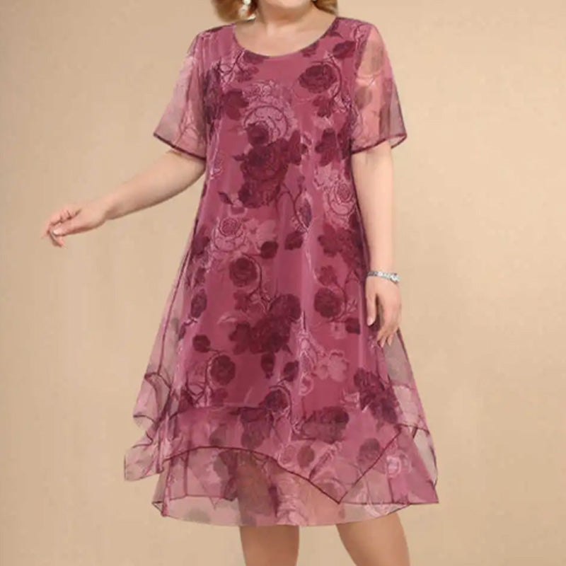 🎁2026 Nieuw binnen 50% KORTING💥Elegante, casual, lichtgewicht jurk met print voor dames