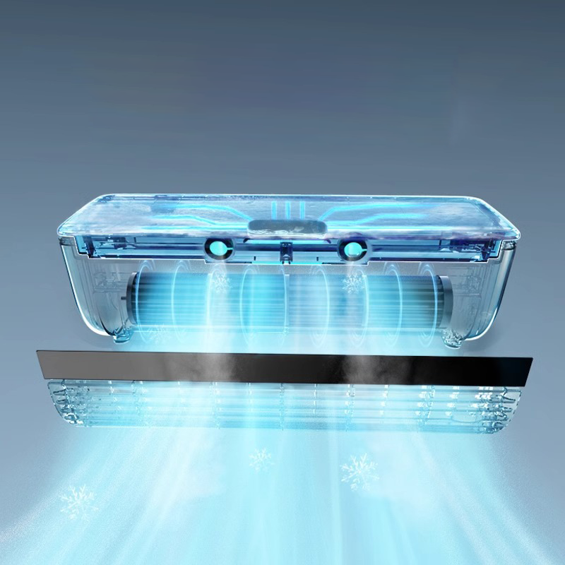 🎁2026 Nieuw binnen 50% KORTING💥❄️Mini-ijsmistventilator voor op het bureau of aan de muur voor de keuken