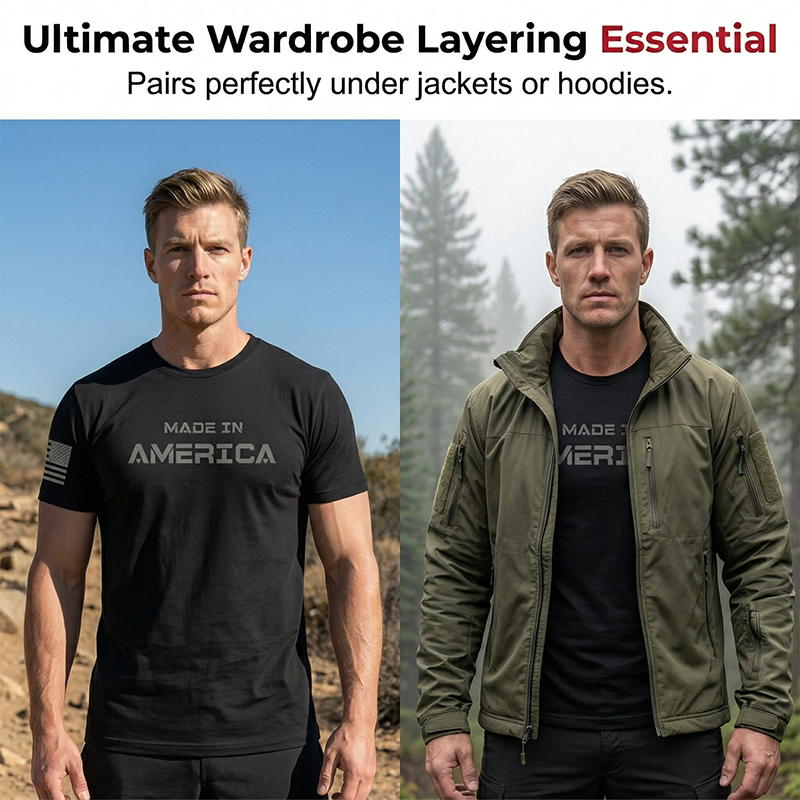 🔥50% OFF🔥Heren-T-shirt met ronde hals en atletische pasvorm