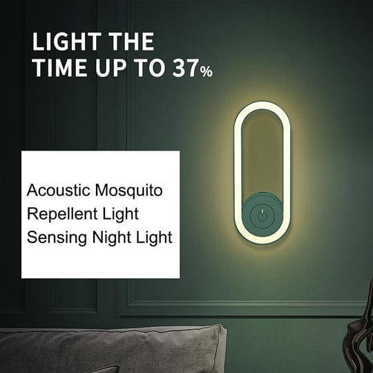 🔥2026 Hot Sale🔥Frequentieconversie Ultrasone muggenmoordenaar met LED-slaaplicht
