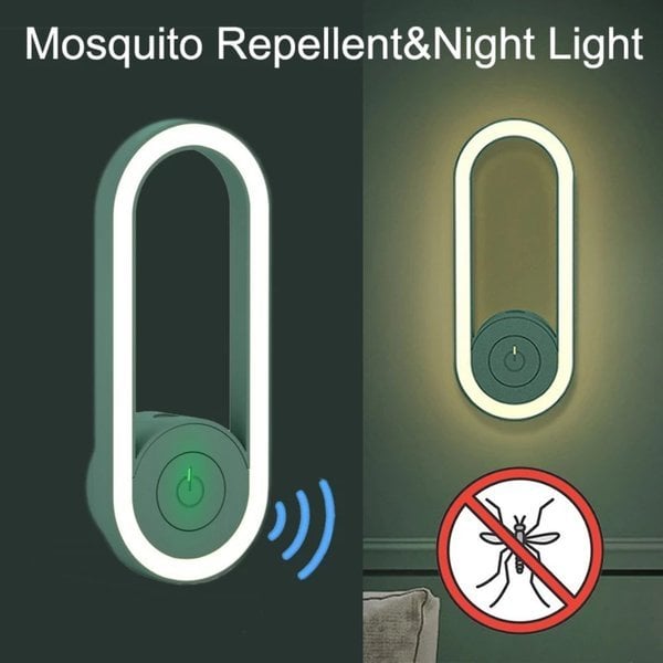 🔥2026 Hot Sale🔥Frequentieconversie Ultrasone muggenmoordenaar met LED-slaaplicht