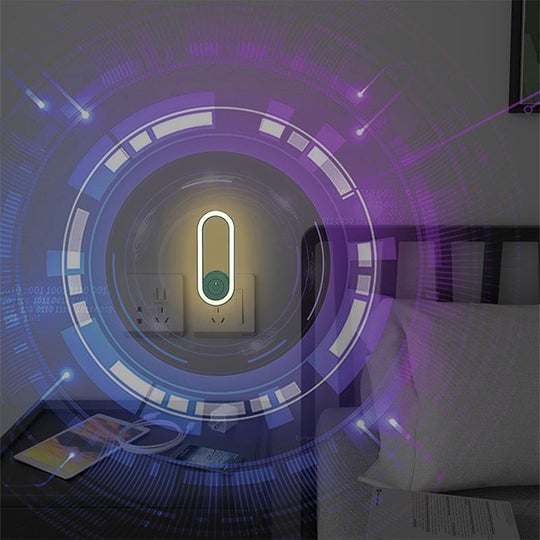🔥2026 Hot Sale🔥Frequentieconversie Ultrasone muggenmoordenaar met LED-slaaplicht