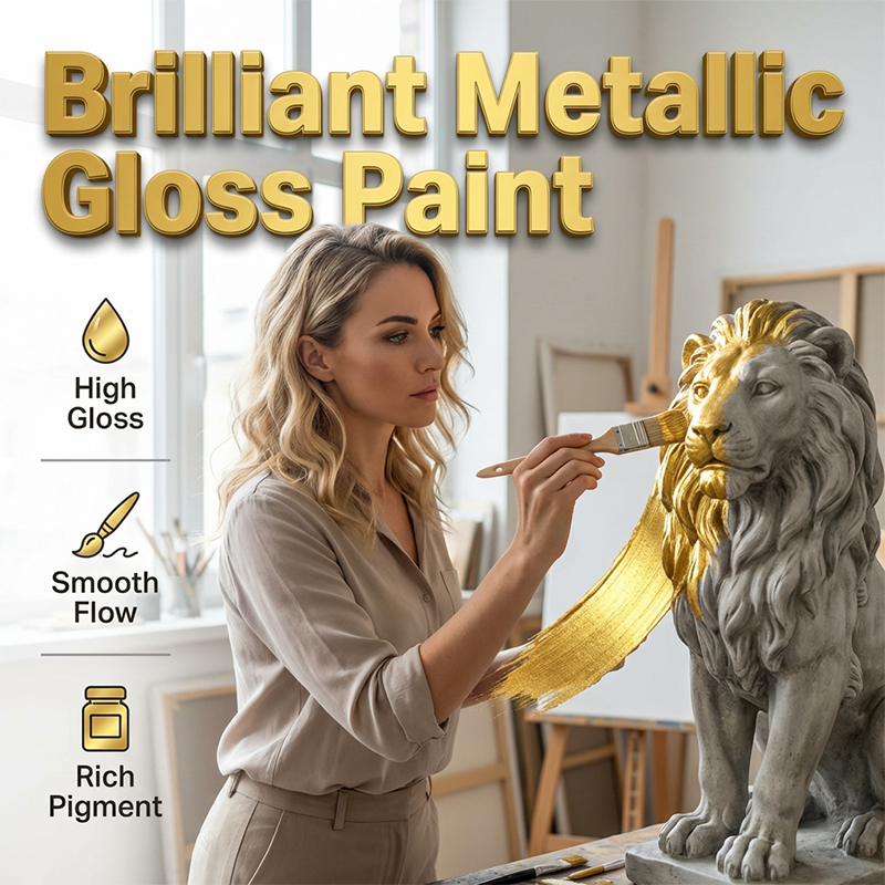 🎁2026 Nieuw binnen 50% KORTING💥🎨Metallic glansverf op waterbasis✨🖌️