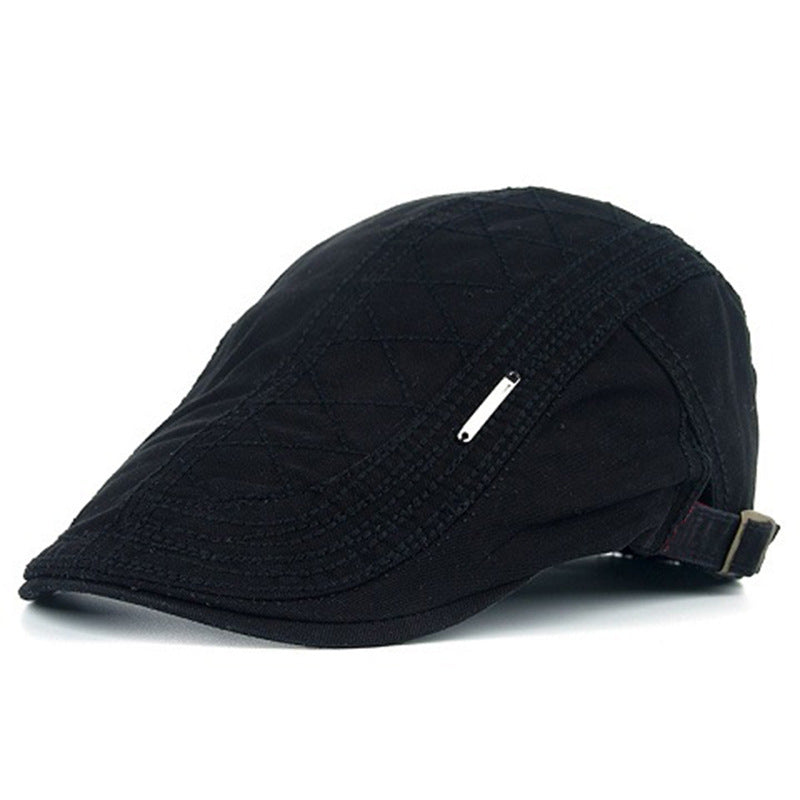 🔥Nieuwe klassieke platte pet voor heren, ademend & verstelbaar🧢