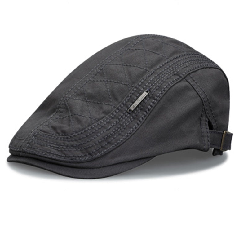 🔥Nieuwe klassieke platte pet voor heren, ademend & verstelbaar🧢