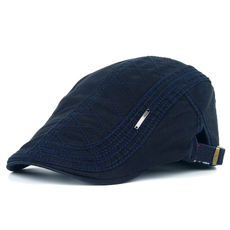 🔥Nieuwe klassieke platte pet voor heren, ademend & verstelbaar🧢