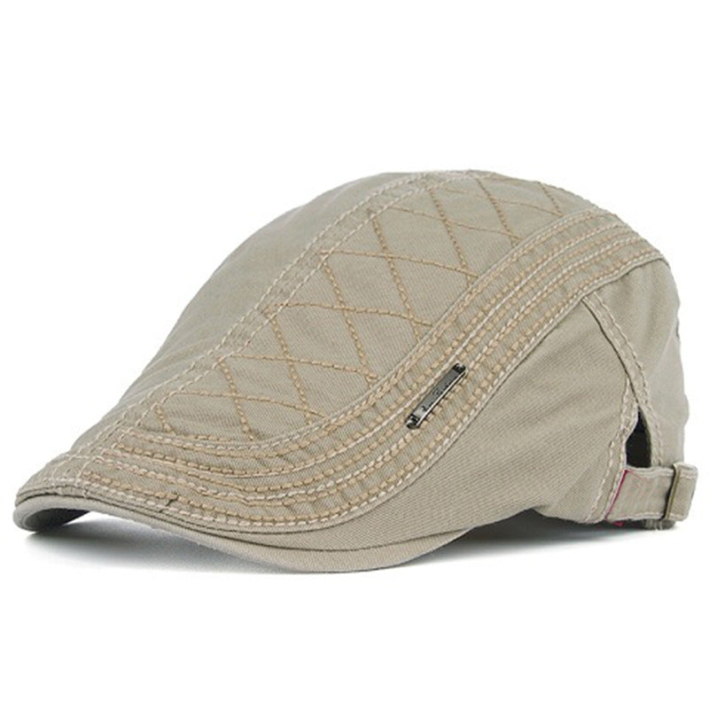 🔥Nieuwe klassieke platte pet voor heren, ademend & verstelbaar🧢