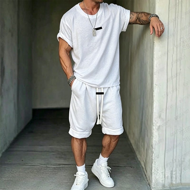 🎁2026 Nieuw binnen 50% KORTING💥👕🩳 Casual T-shirt- en korte broekset voor heren | Comfortabel • Ademend • 2-delig