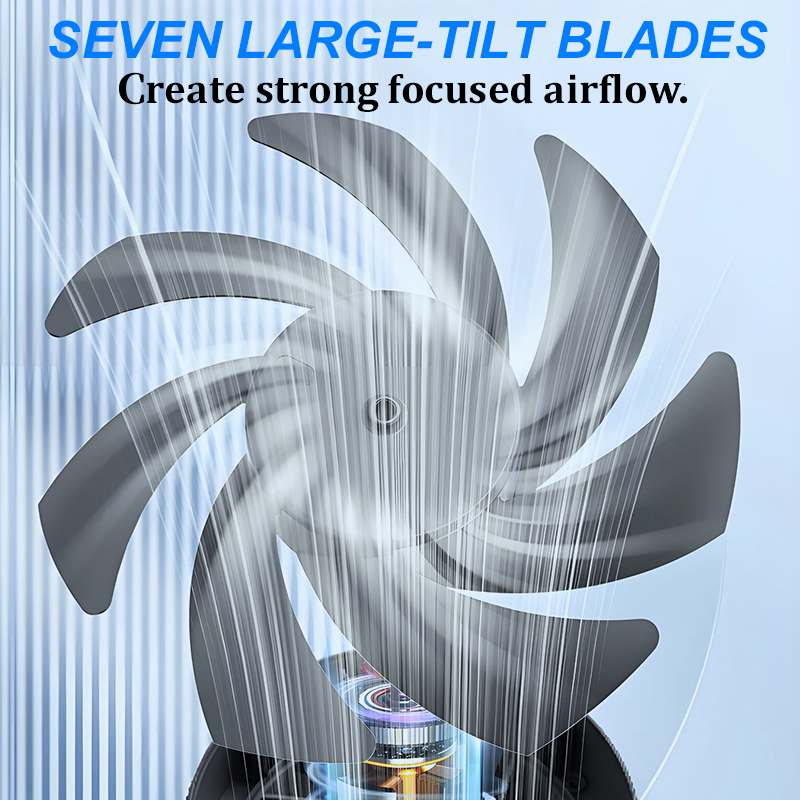 🎁2026 Nieuw binnen 50% KORTING💥❄ 100-versnellingsbak Super Desk Fan met digitale display⚡
